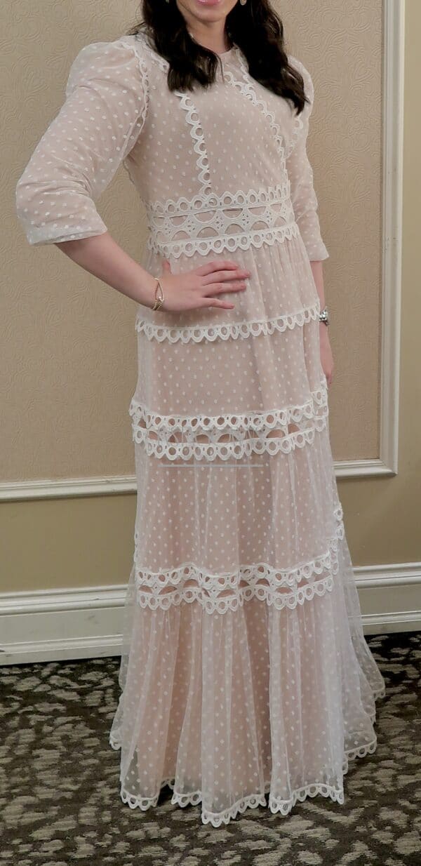 Magnificent custom made pink Bridesmaid Gown for sale