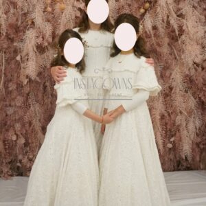 Tia Cibani white eyelet gown for sale