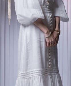 Elegant Zimmerman white gown for sale