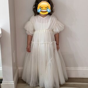 Tia cibani ivory tulle gown for sale