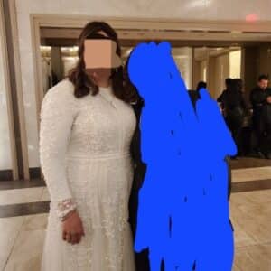Beautiful white Raquel gown for Sale
