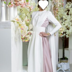 Beautiful custom made white gown for sale