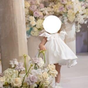 Gorgeous Custom Sister of the Bride Toddler Girls Gown