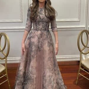 Beautiful mauve sister of the bride gown for sale