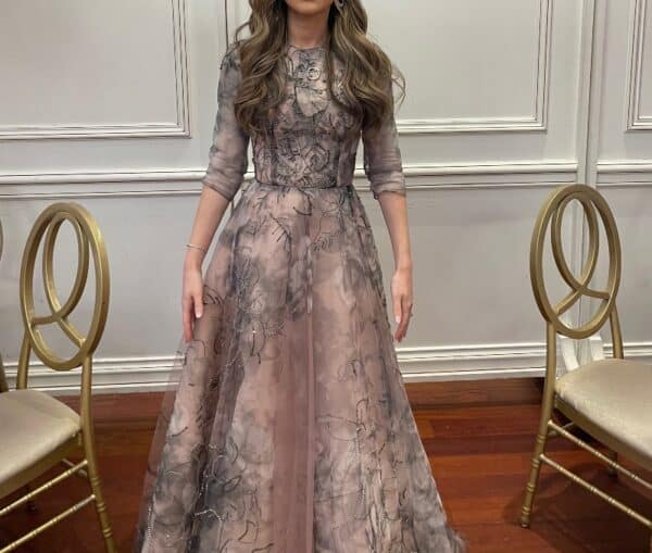 Beautiful mauve sister of the bride gown for sale