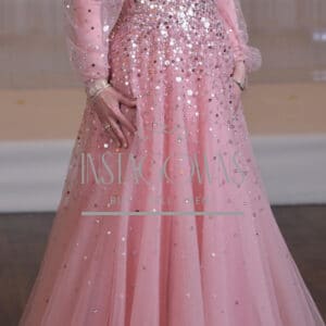 Jenny Packham mother of the bride gorgeous pink gown for sale