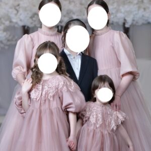 Adorable blush pink children's gowns/dresses for sale