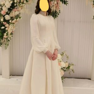 stunning custom made ivory file gown for sale or rent