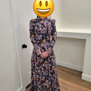 Beautiful Floral Gown For Rent