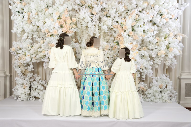3 Beautiful Custom-Made Girls Gowns for Sale