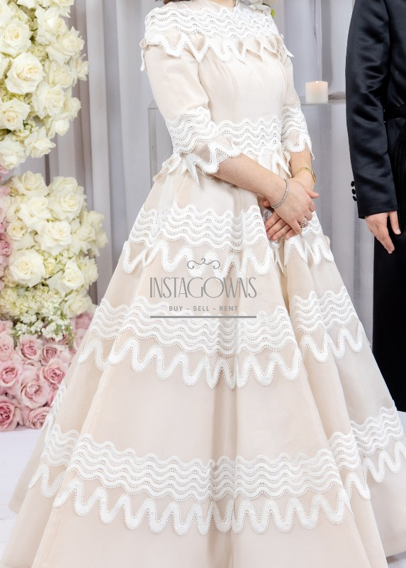 very dressy stunning designer gown from Pesi Miller for sale