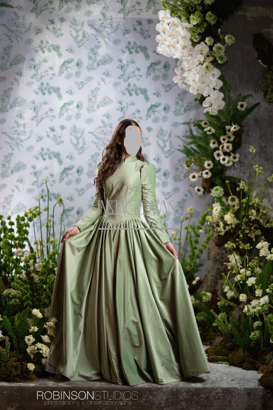 sage green velvet dress Dusty Wrap V Neckline A line Whether you are dressing it for a wedding party Tatiana Velvet One Shoulder Maxi