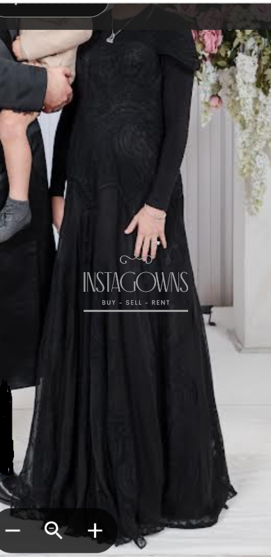 Stunning black costarellos gown for sale or rent