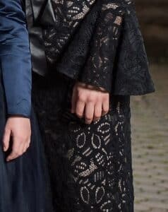 Beautiful timeless Teri Jon lace gown for sale or rent