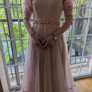 Beautiful pink exquisite gown for sale