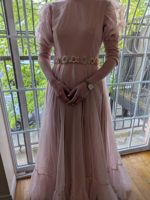 Beautiful pink exquisite gown for sale