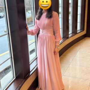 Beautiful Custom made pink gown for sale