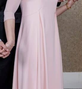 Gorgeous custom made pink gown for sale.