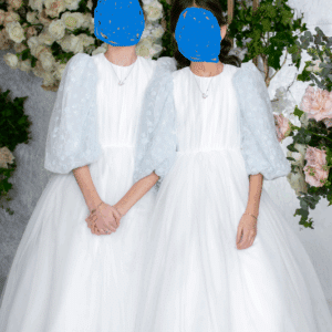 2 beautiful sister of the bride gowns for sale