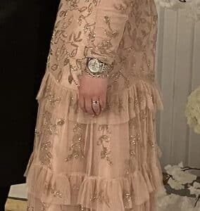 Elegant Pink Gown for sale