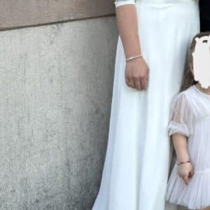 Beautiful Ivory wrap style dress for sale