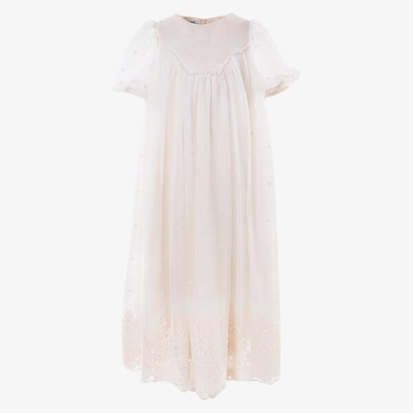 MonaLisa exclusive Kids white tulle gown for sale
