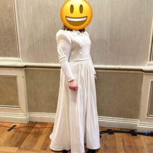 Elegant white dress for sale