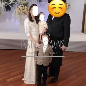 Burberry designer women’s ivory gown for sale