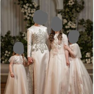 Show stopping MOB silk gown for sale