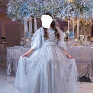 Magnificent Mansion Ava designer blue gowns for sale