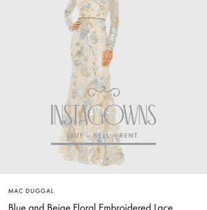 Classy Mac Dougal Gown-perfect summer color for sale