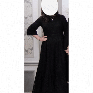 Beautiful black lace gown for sale