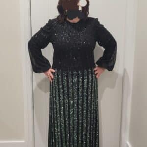 Elegant one of a kind gown for sale