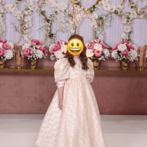 Custom children pink gown for sale