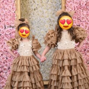 Viva bambolina gold kids gown