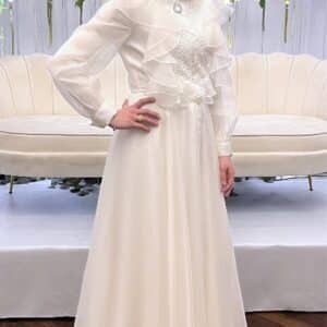 Elegant Ivory Isabel Sanchez Gown for Sale