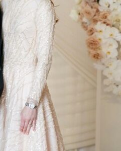 Neeam Kahan pink embellished designer gown for sale