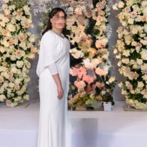Beautiful white mermaid gown For sale