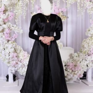 black elegant yet classy gown for sale