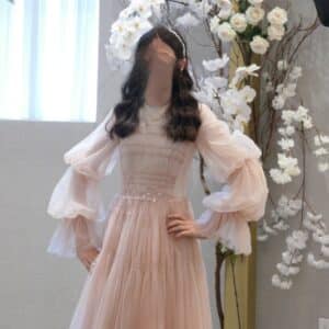 Stunning Pink Young adult/Teen Tulle Gown For Sale