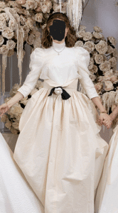 Gorgeous Harfenes Ivory Sister of the bride gown for sale/ rent