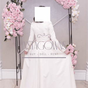 magnificant sophisticated sister of the bride off white dress for sale