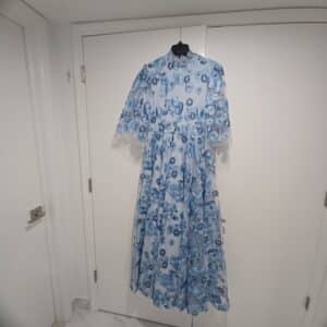 Elegant Exquisite gown with beautiful floral design for sale.