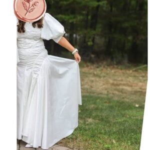 Aje White drawstring gown
