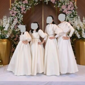 Beautiful Cream Coordinating Gowns for Sale