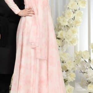 Beautiful Designer pink Gown for Sale