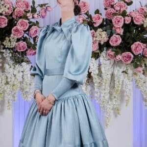 Elegant custom-made sister of the bride gown for sale