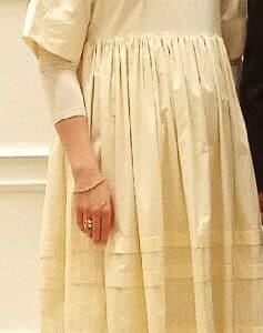 Designer Ivory Maternity Dress
