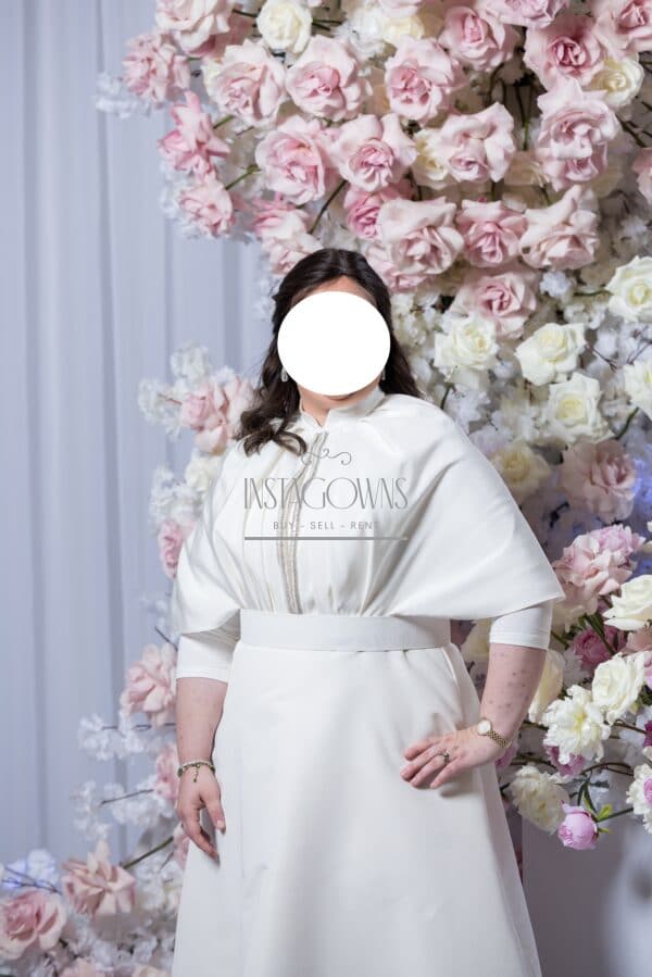 beautiful ivory custom gown for sale