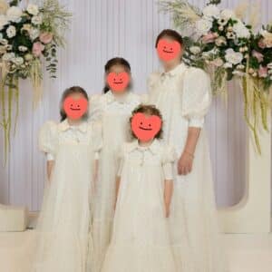 Adorable  Soiree ivory gowns for sale. Size 4,6,16